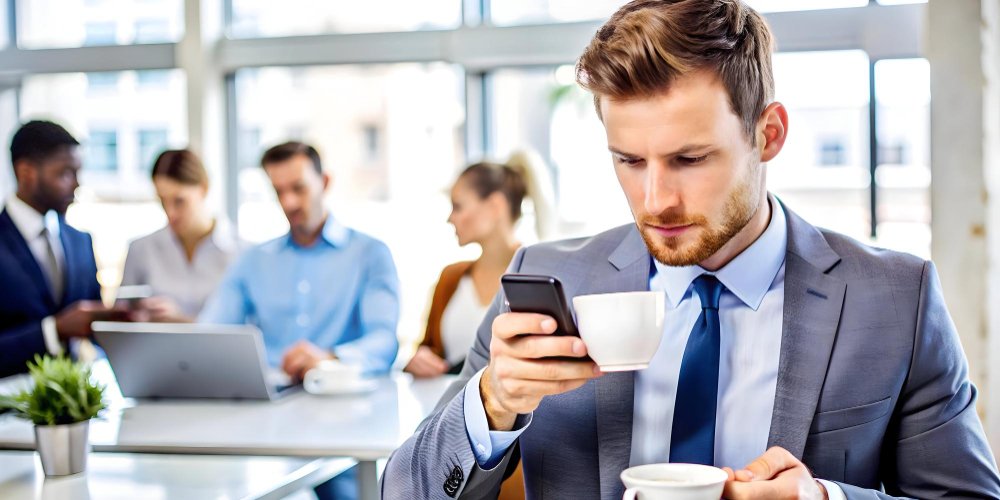 Ejecutivo trabajando bajo presión y con elevada carga mental